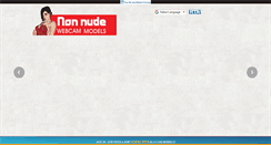 Desktop Screenshot of nonnudewebcammodels.com
