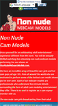 Mobile Screenshot of nonnudewebcammodels.com